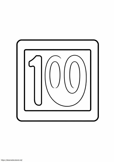 Bloc de 100 de numere