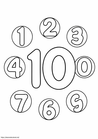 Numerele de la 1 la 10