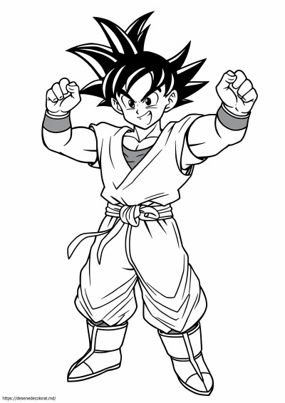 Goku alb-negru