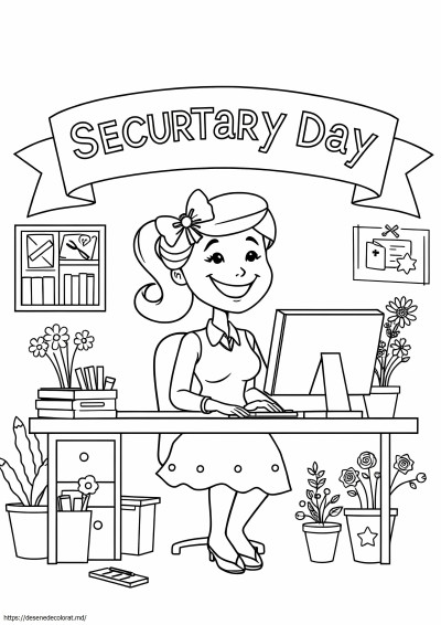 Zi fericită a secretarei