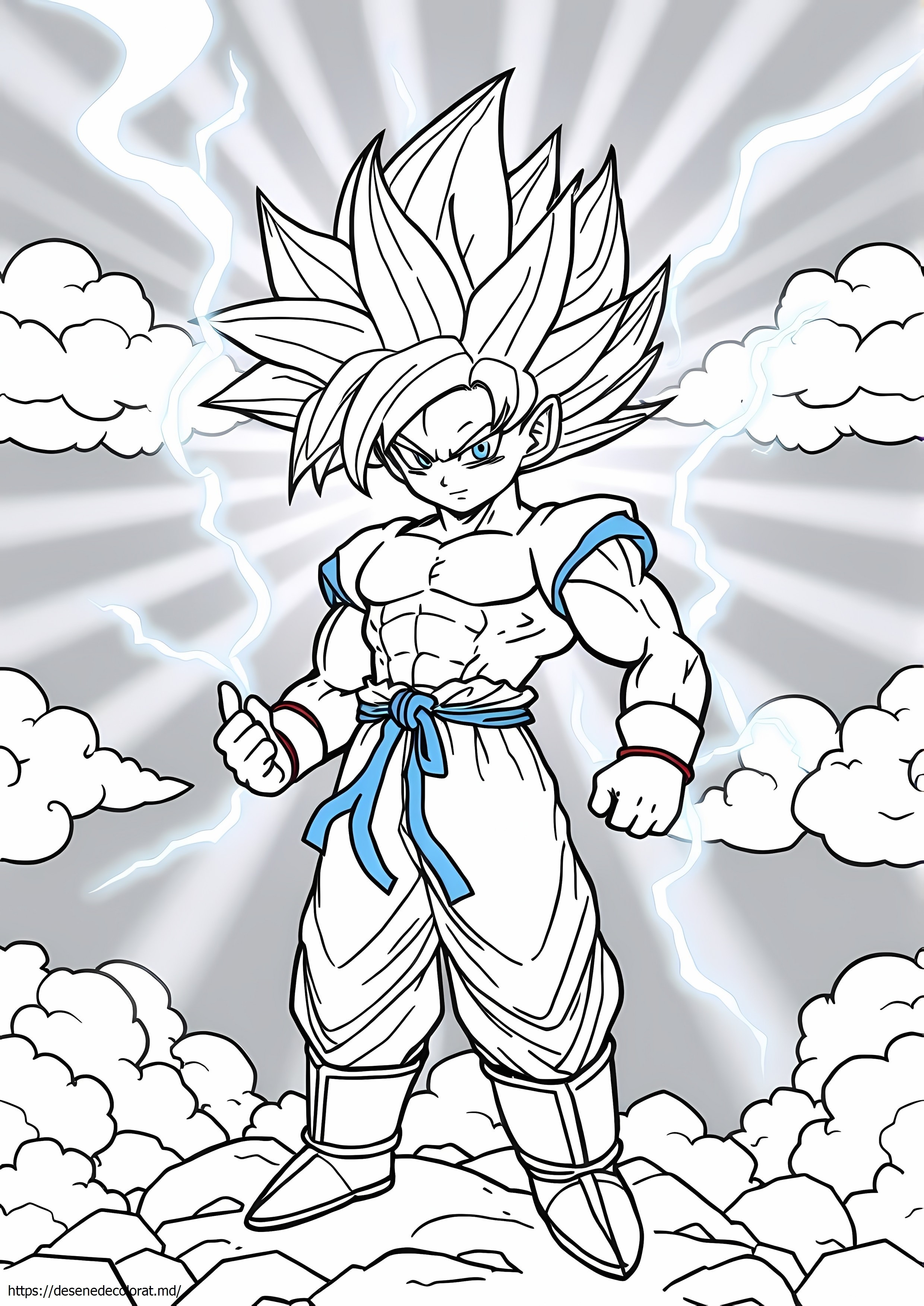 Goku ssj albastru