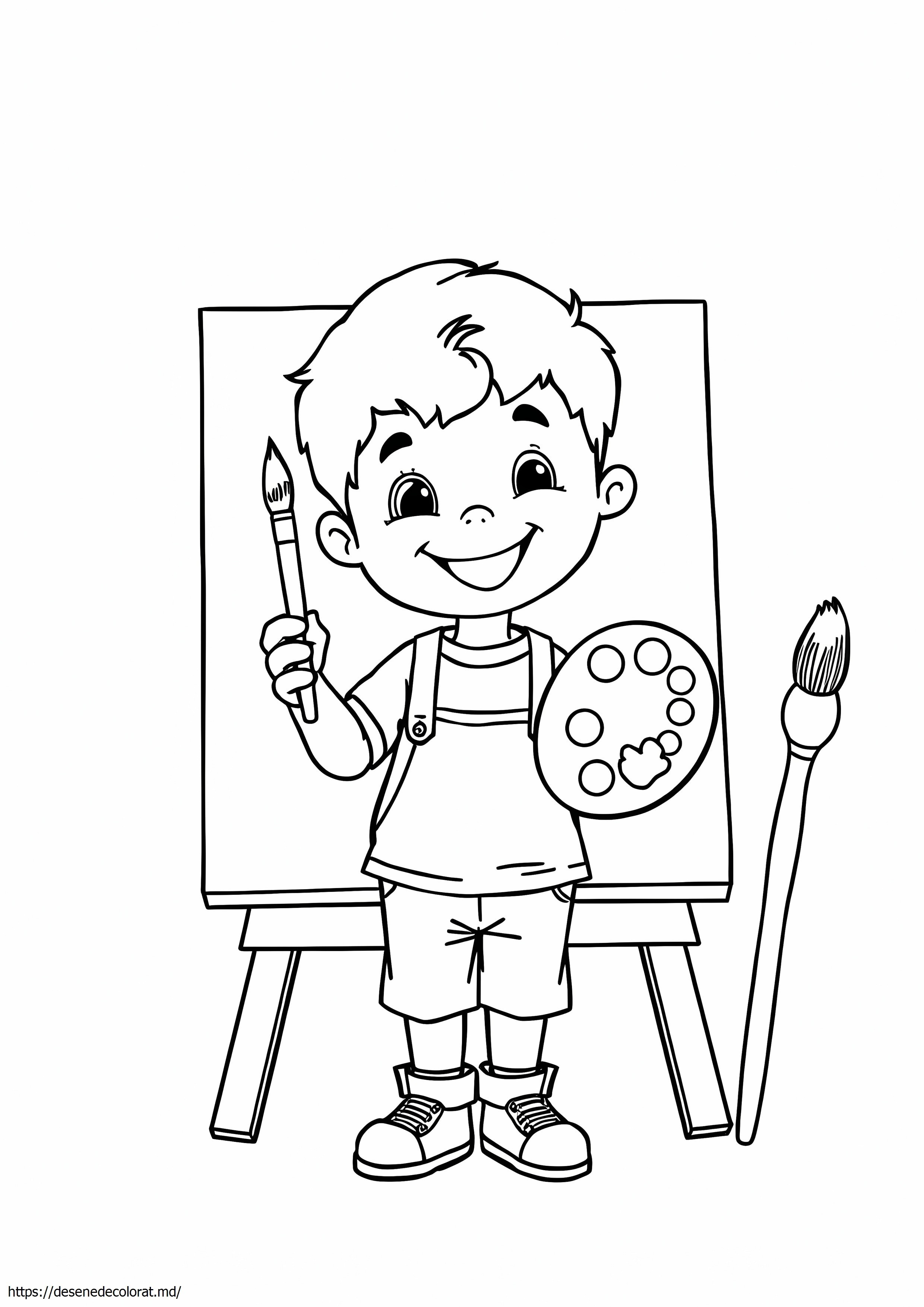 Planse de colorat pentru pictura