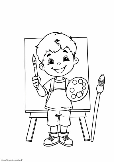 Planse de colorat pentru pictura