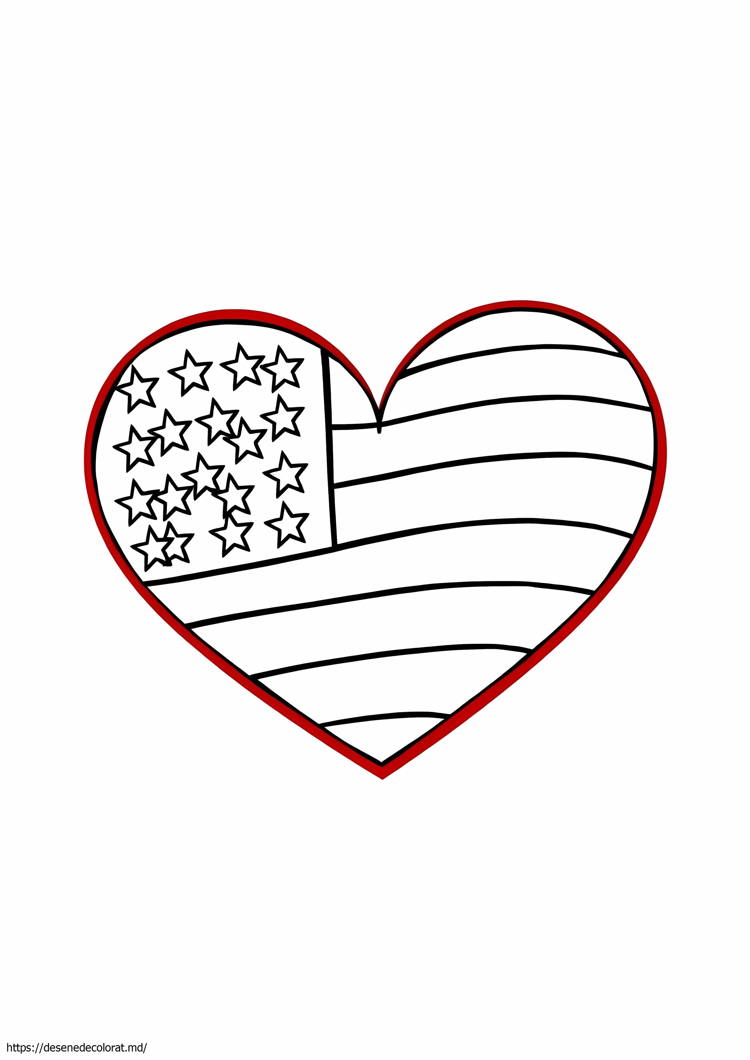 Inima steagului american