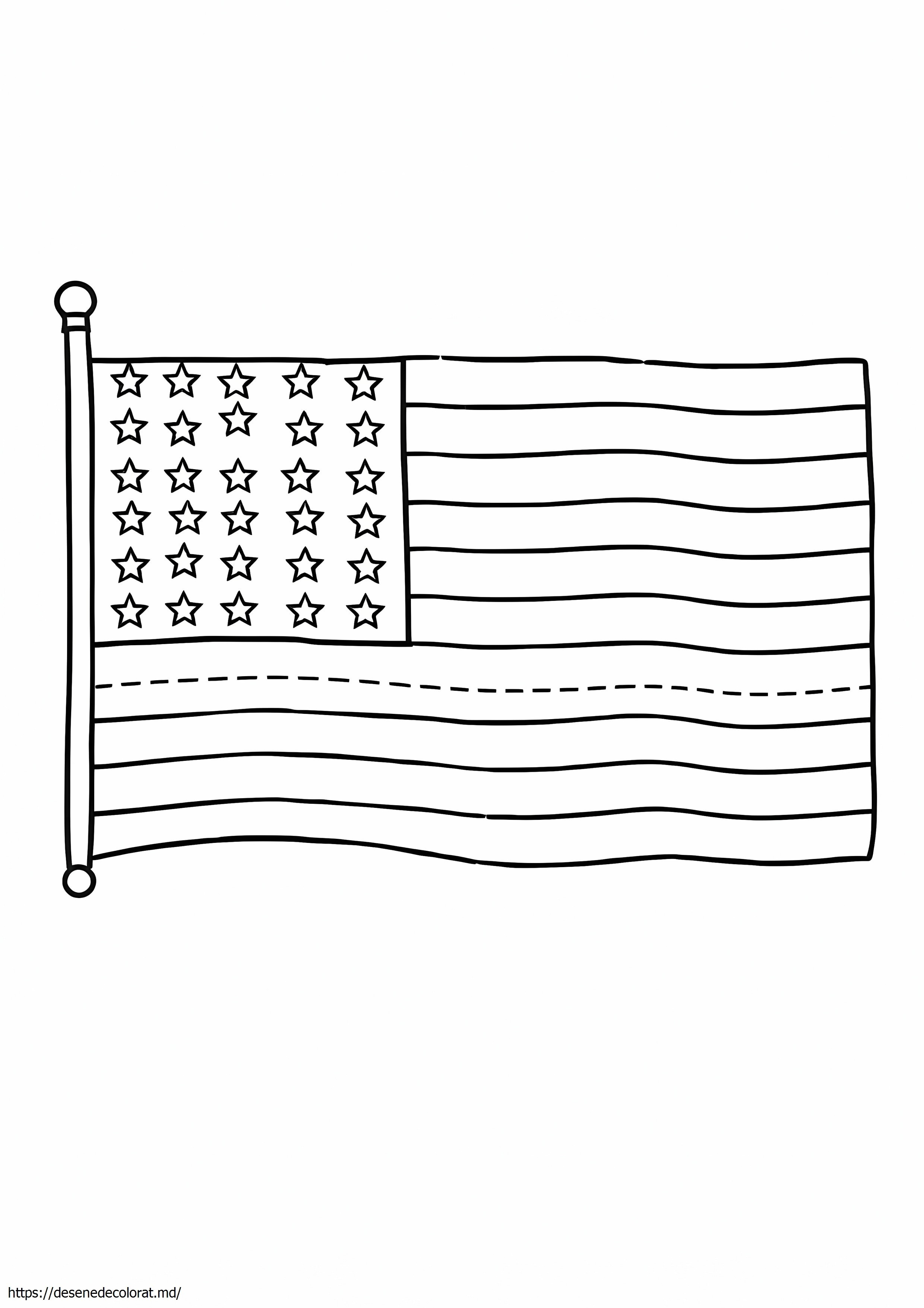 Steag american gol