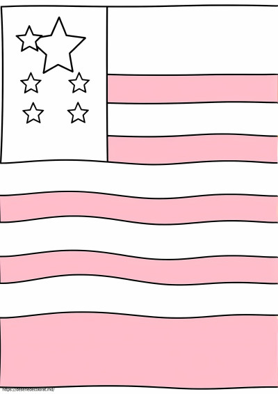 Pagina întreagă steagul american