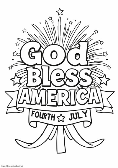 Dumnezeu să binecuvânteze America 4 iulie