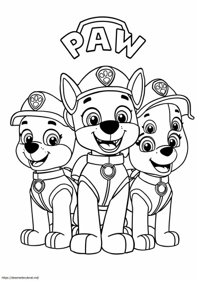 Paw Patrol desene la