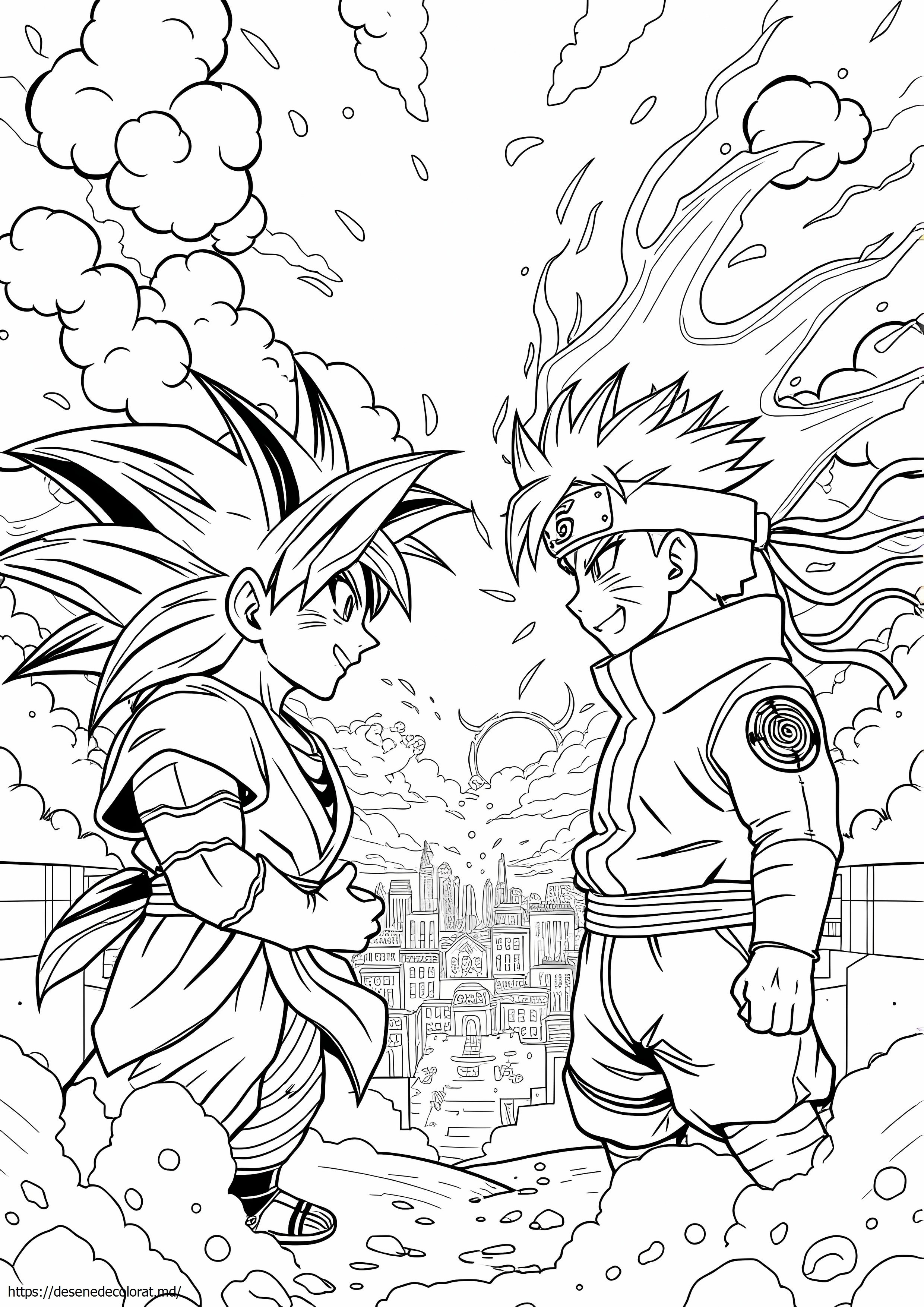 Goku vs naruto