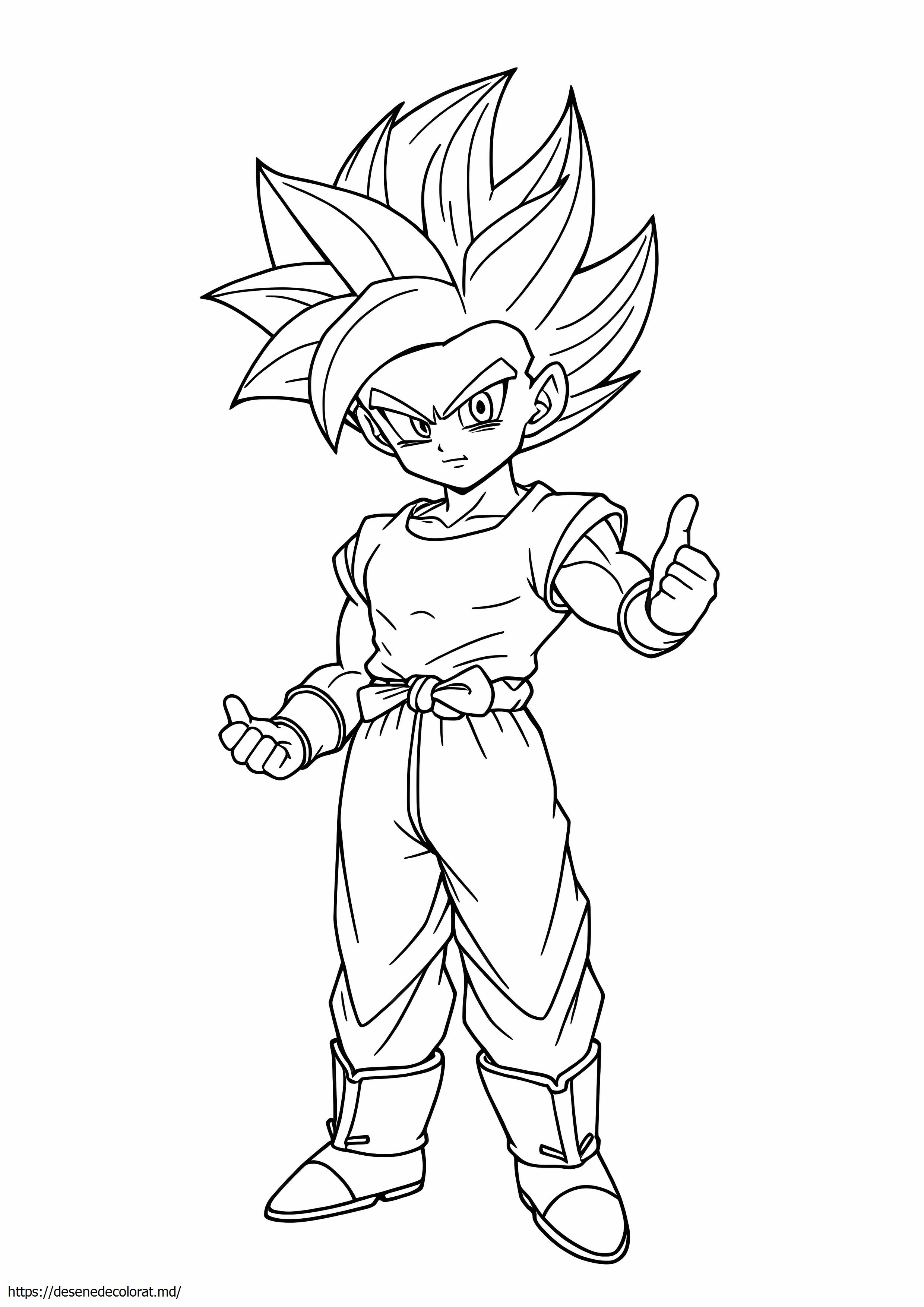 A devenit super saiyan