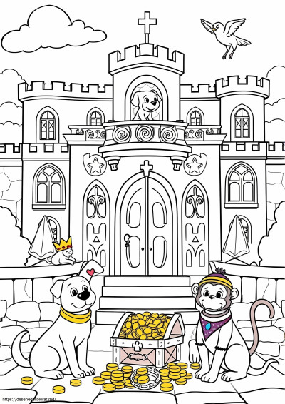 Animalele de companie din palatul comorilor