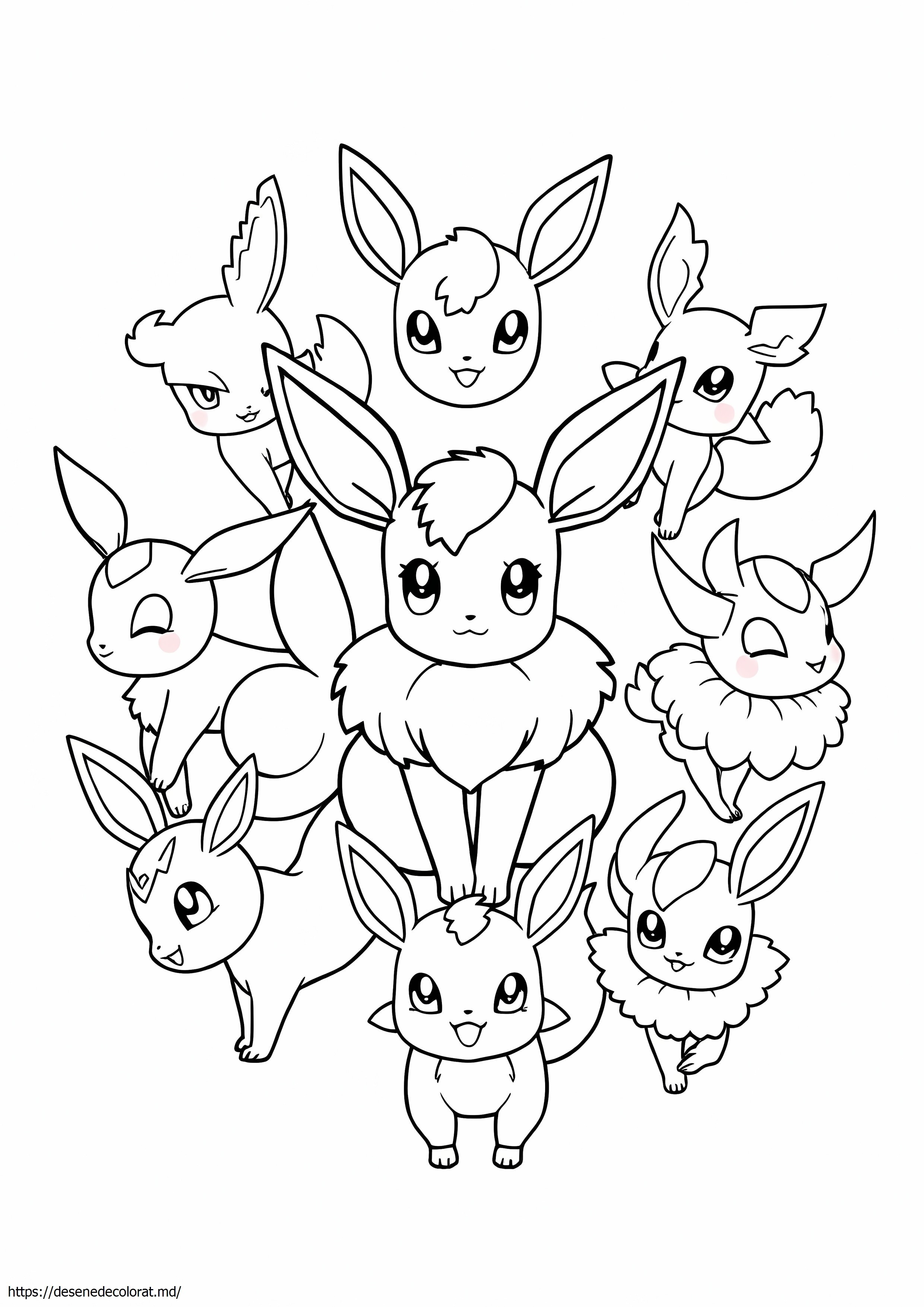 8 evoluții eevee