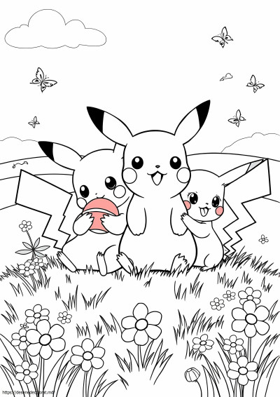 Pichu pikachu raichu