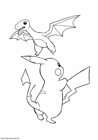 Pikachu charizard