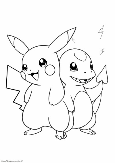 Pikachu charmander