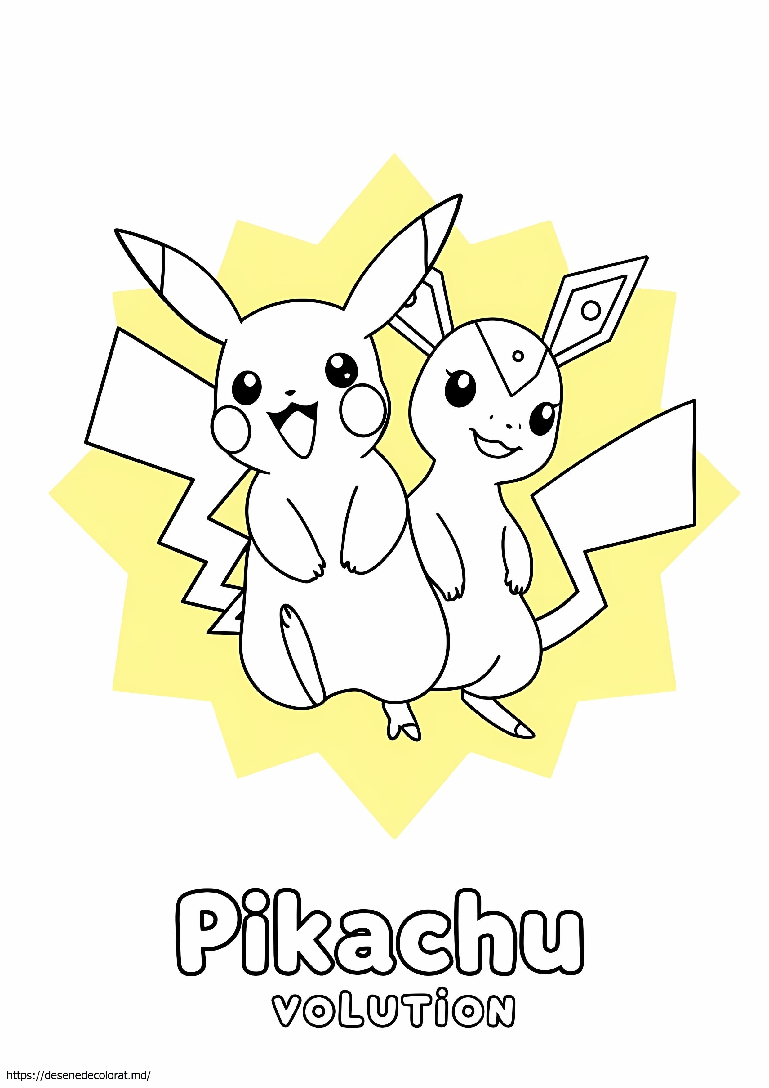 Evoluția pikachu