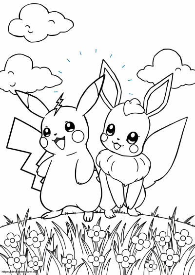 Pikachu eevee