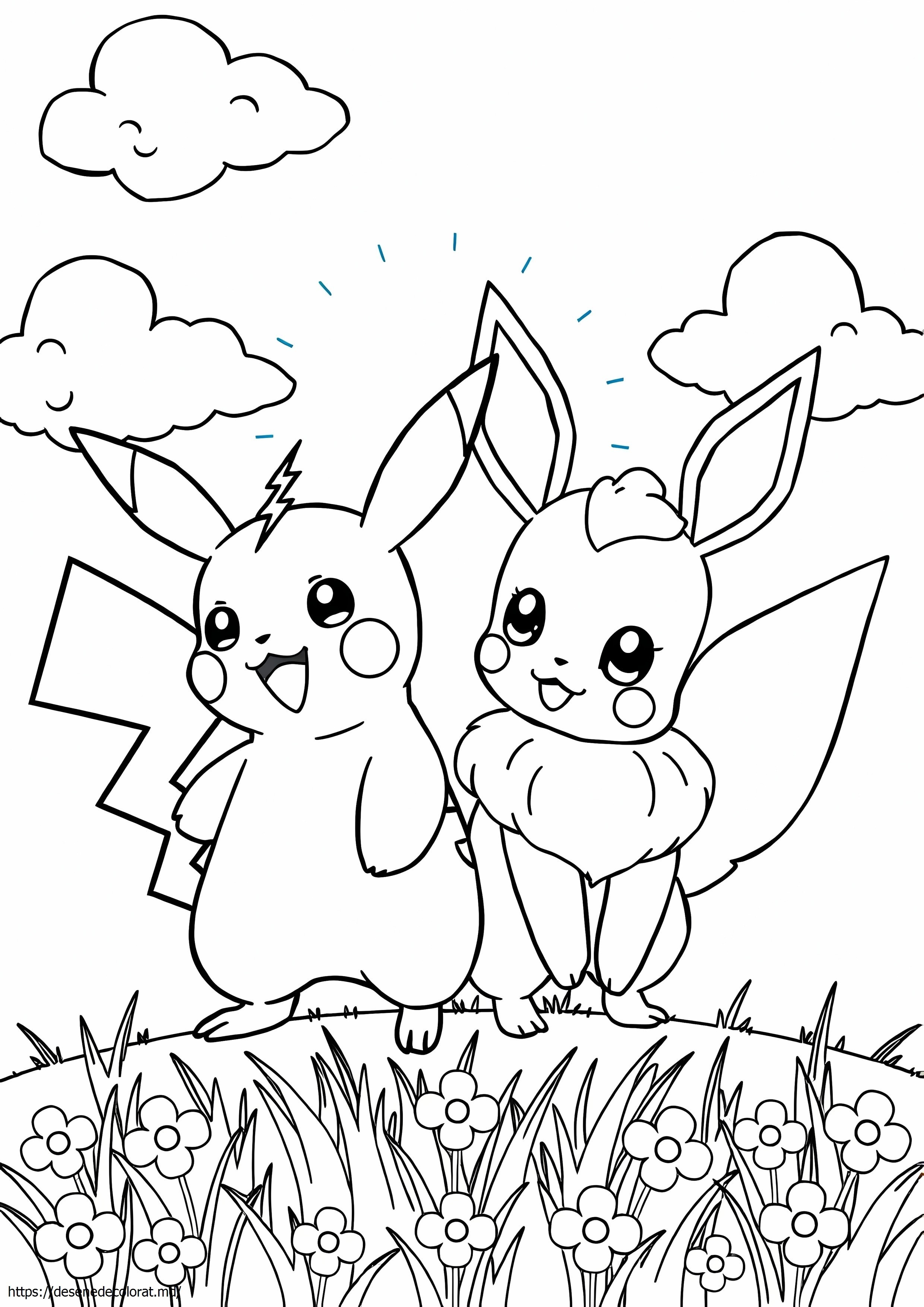 Pikachu eevee