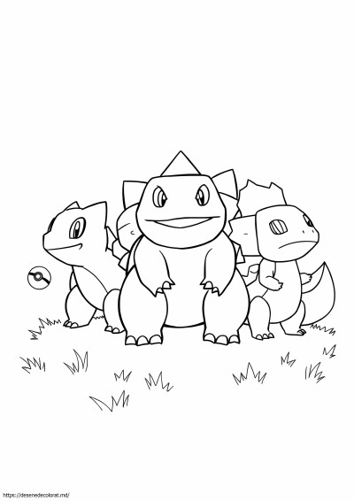 Evoluția pokemon bulbasaur