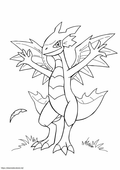 Pokemon mega sceptile