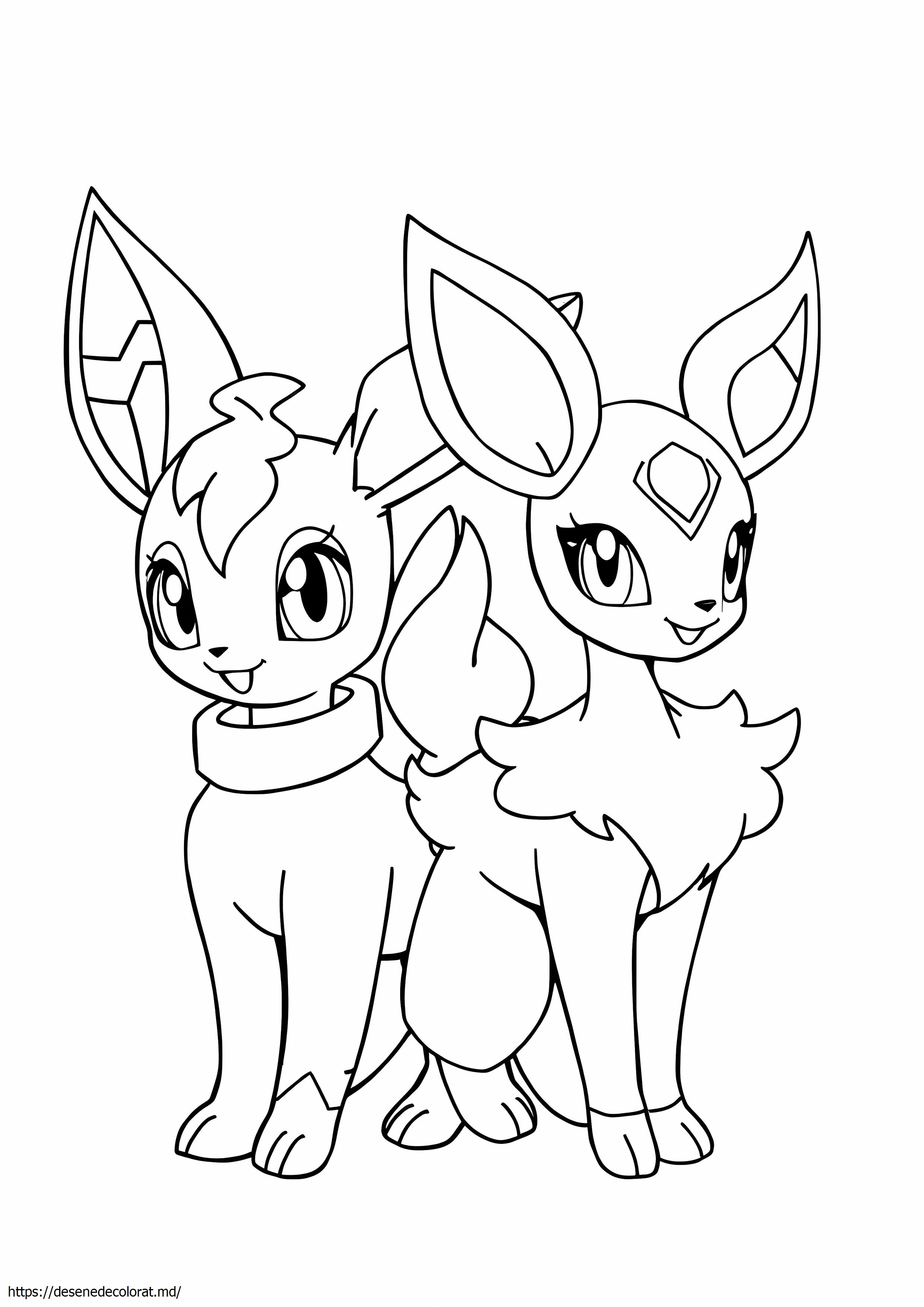Drăguț umbreon și espeon