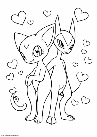 Miau și mewtwo