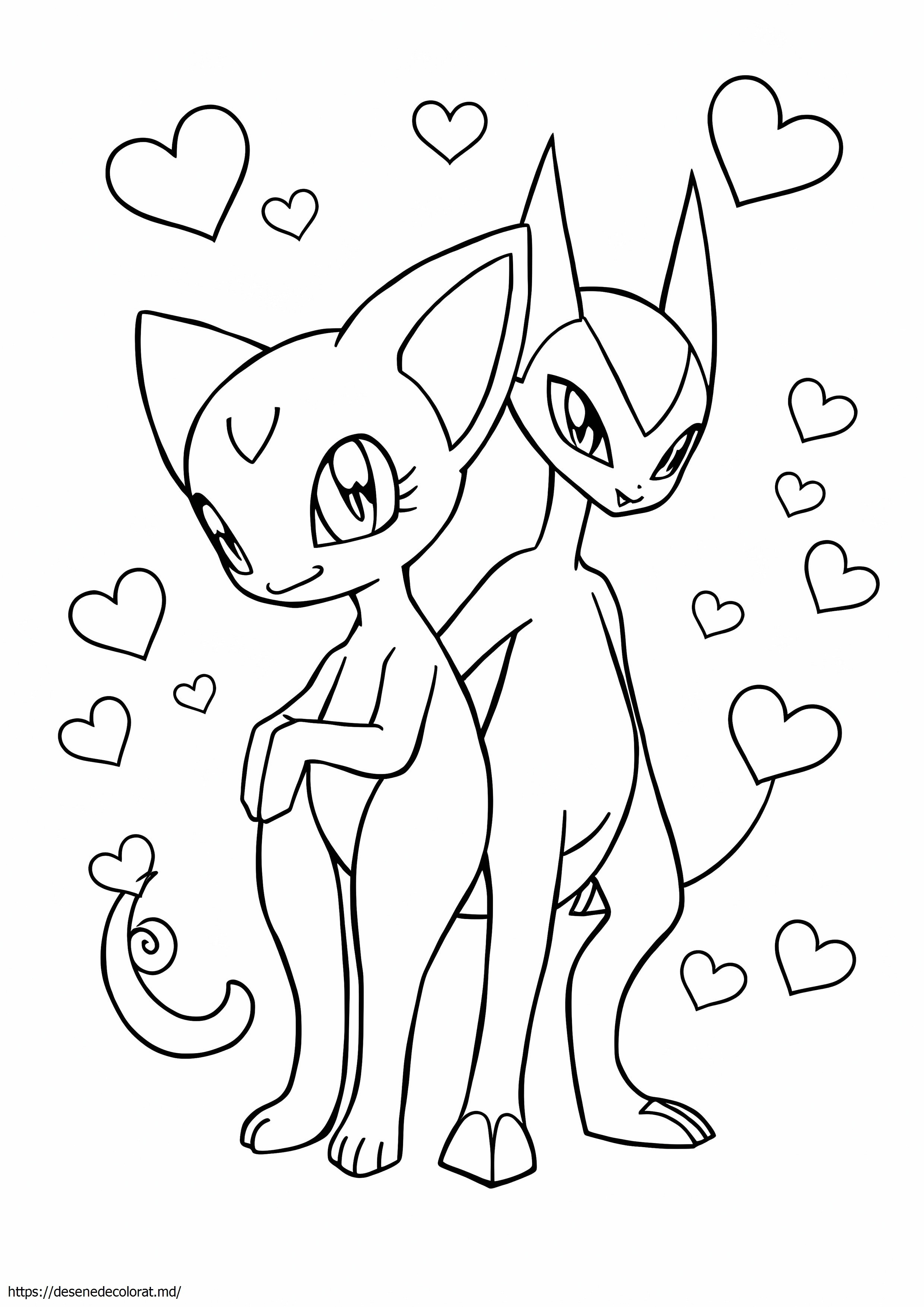 Miau și mewtwo
