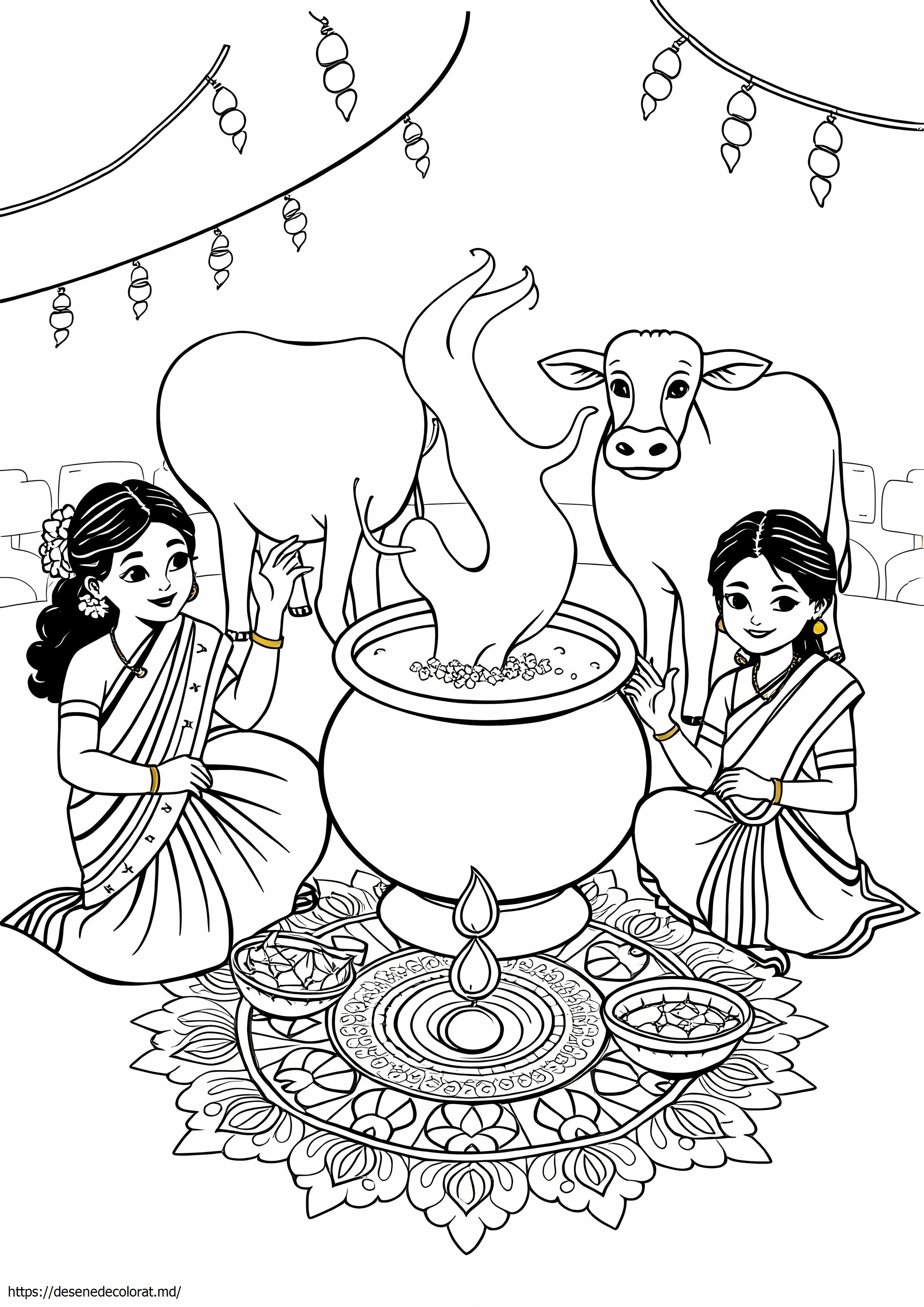 Desen poze pongal pentru