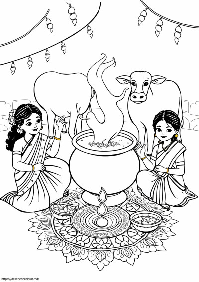 Desen poze pongal pentru