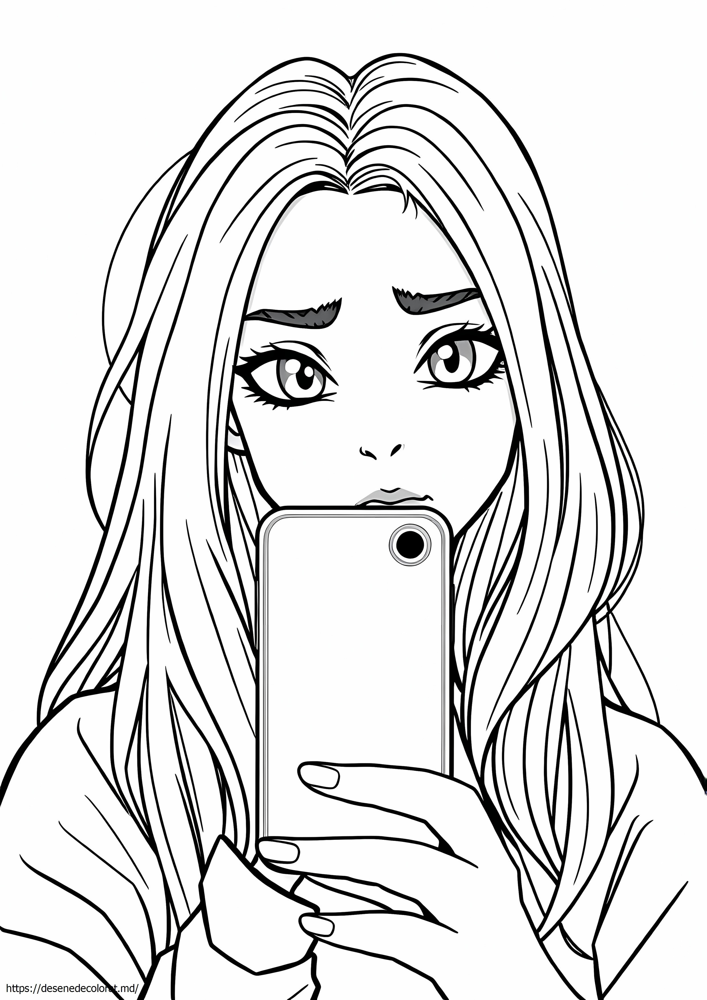Tumblr selfie fată realistă
