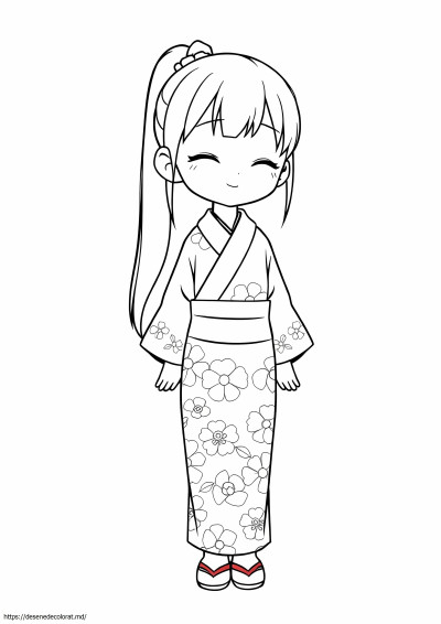 Line art nezuko