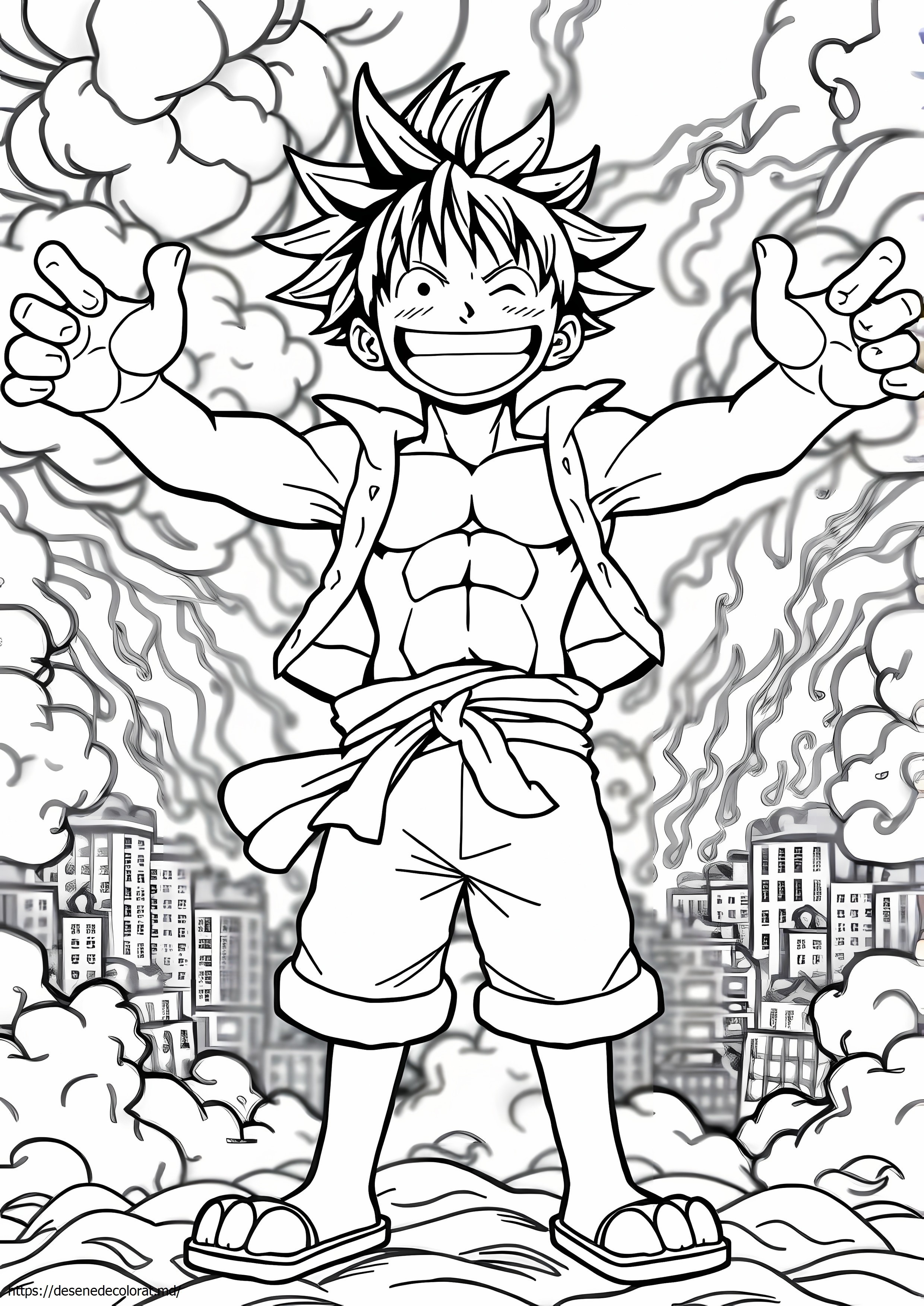 Luffy trezirea luffy gear 5