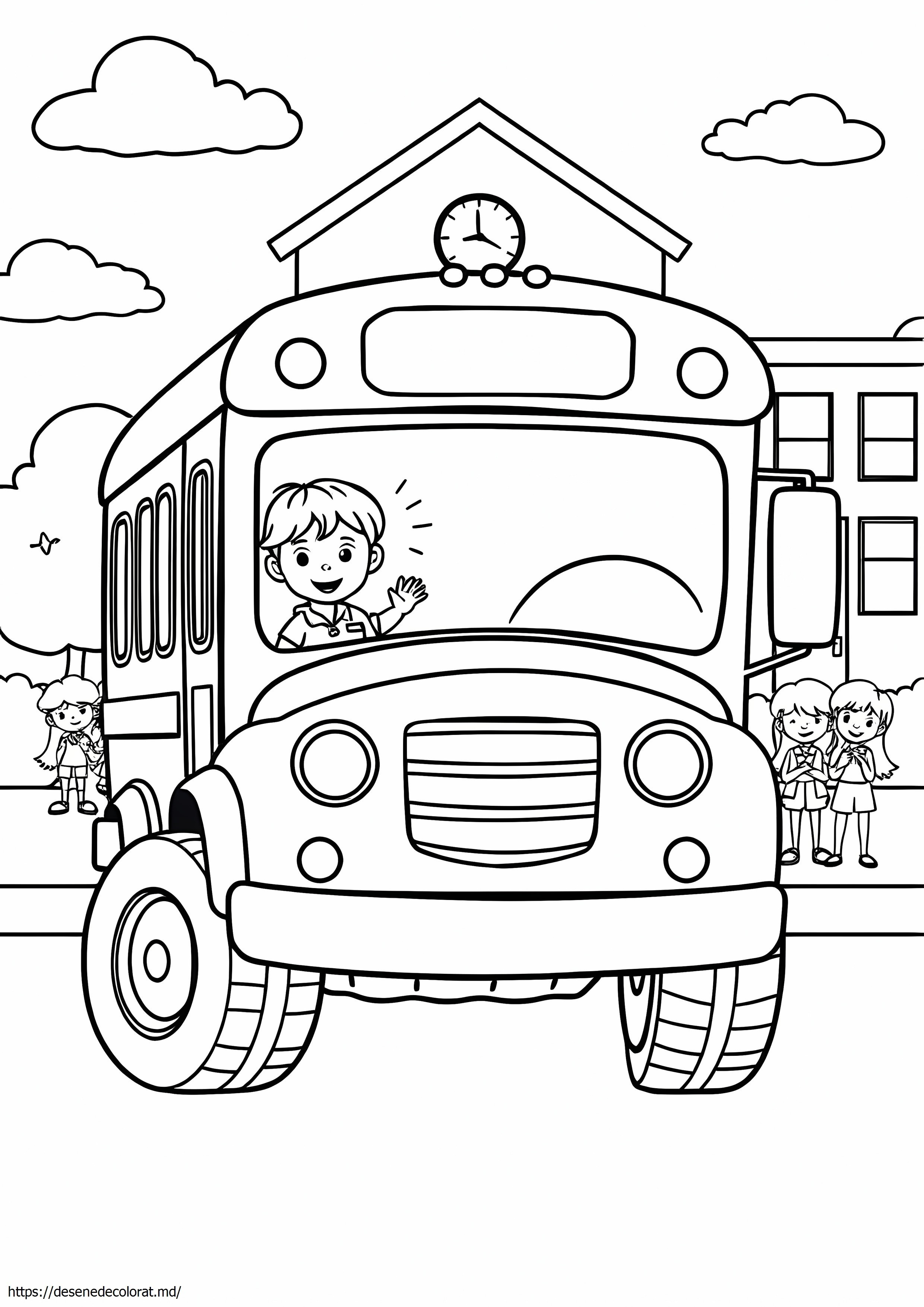 Autobuz școlar preșcolar