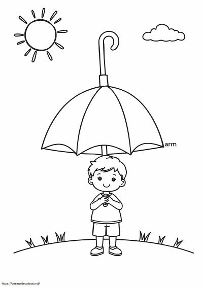 Umbrelă preșcolară