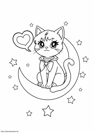 Luna sailor moon cat