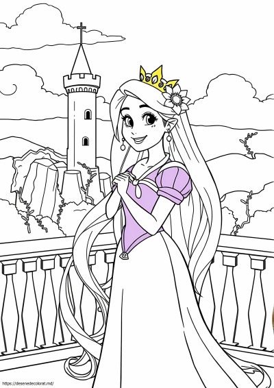 Prințesa disney rapunzel