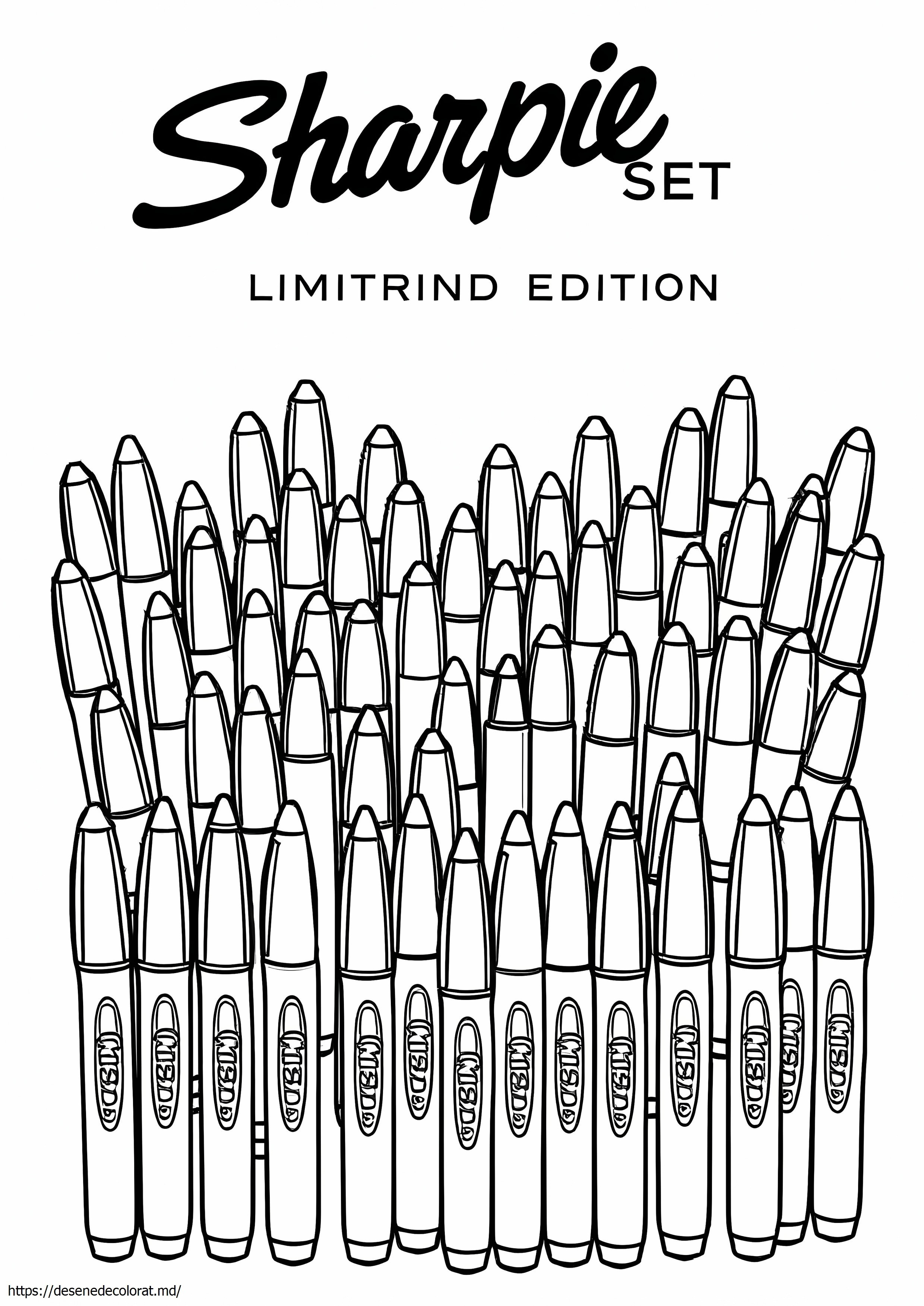Set sharpie 36 ct editie limitata cu