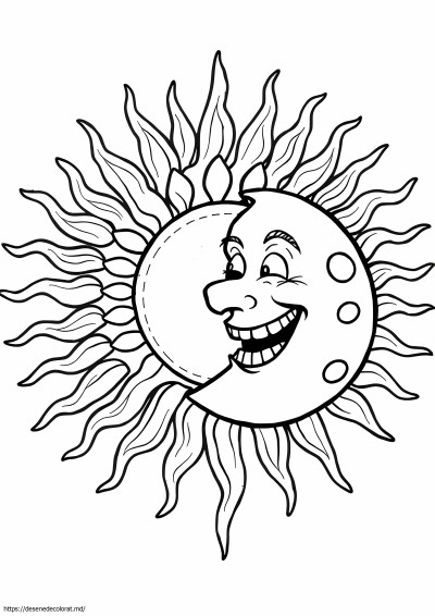 Soare și lună trippy