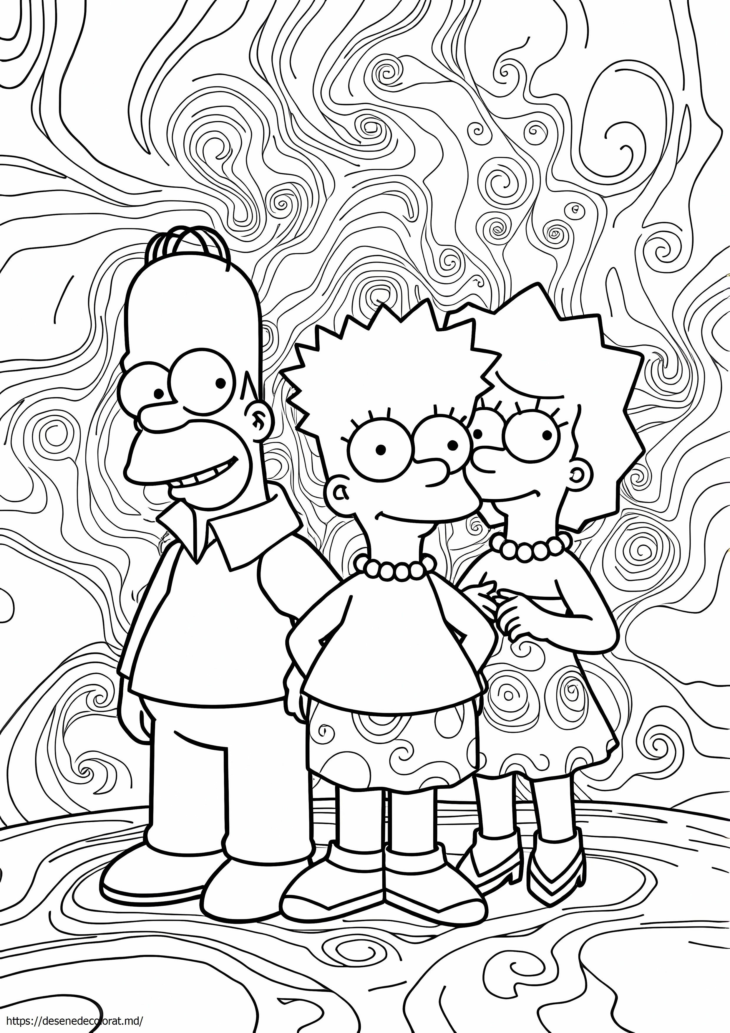 Trippy simpsons