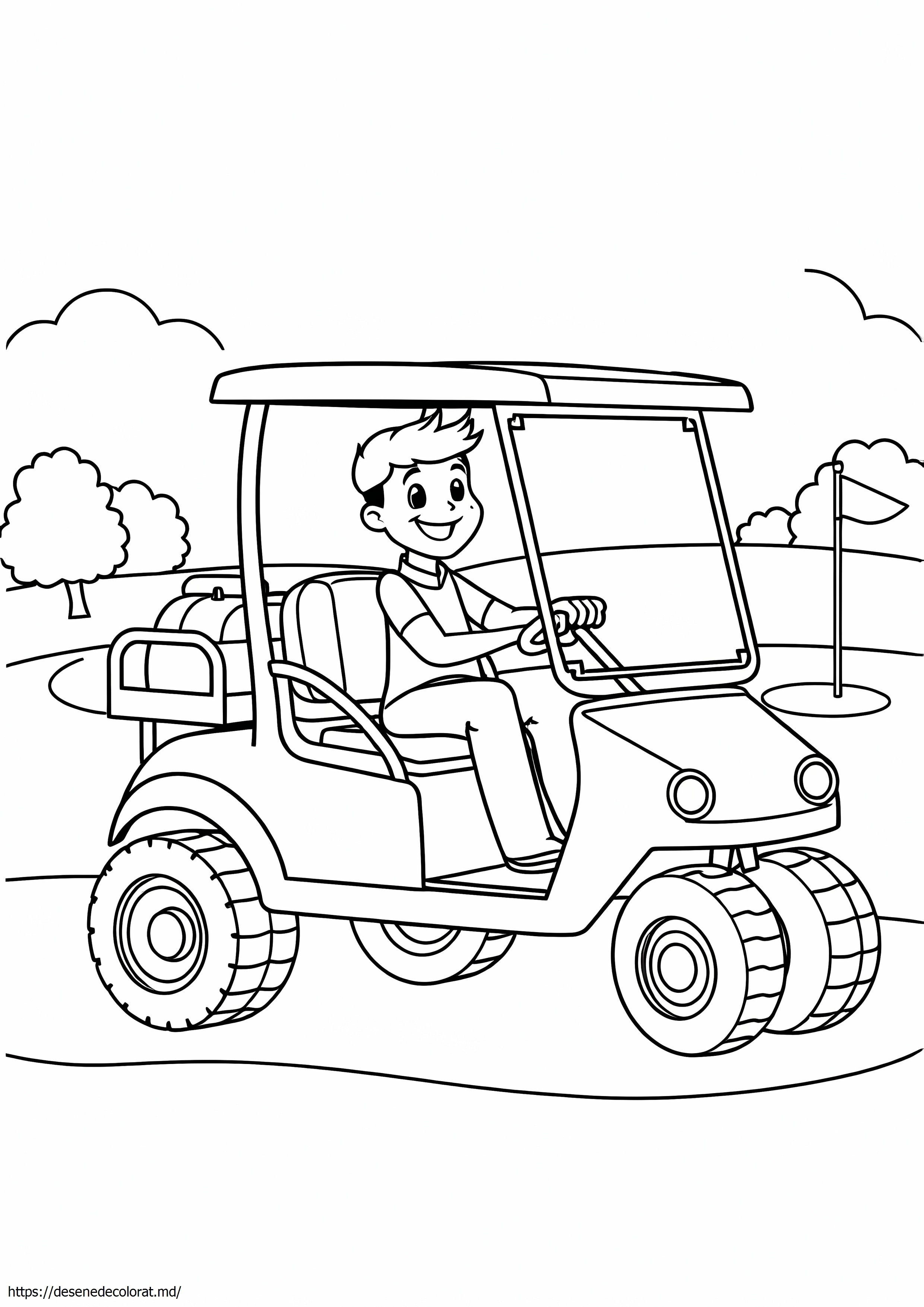 Cărucior de golf