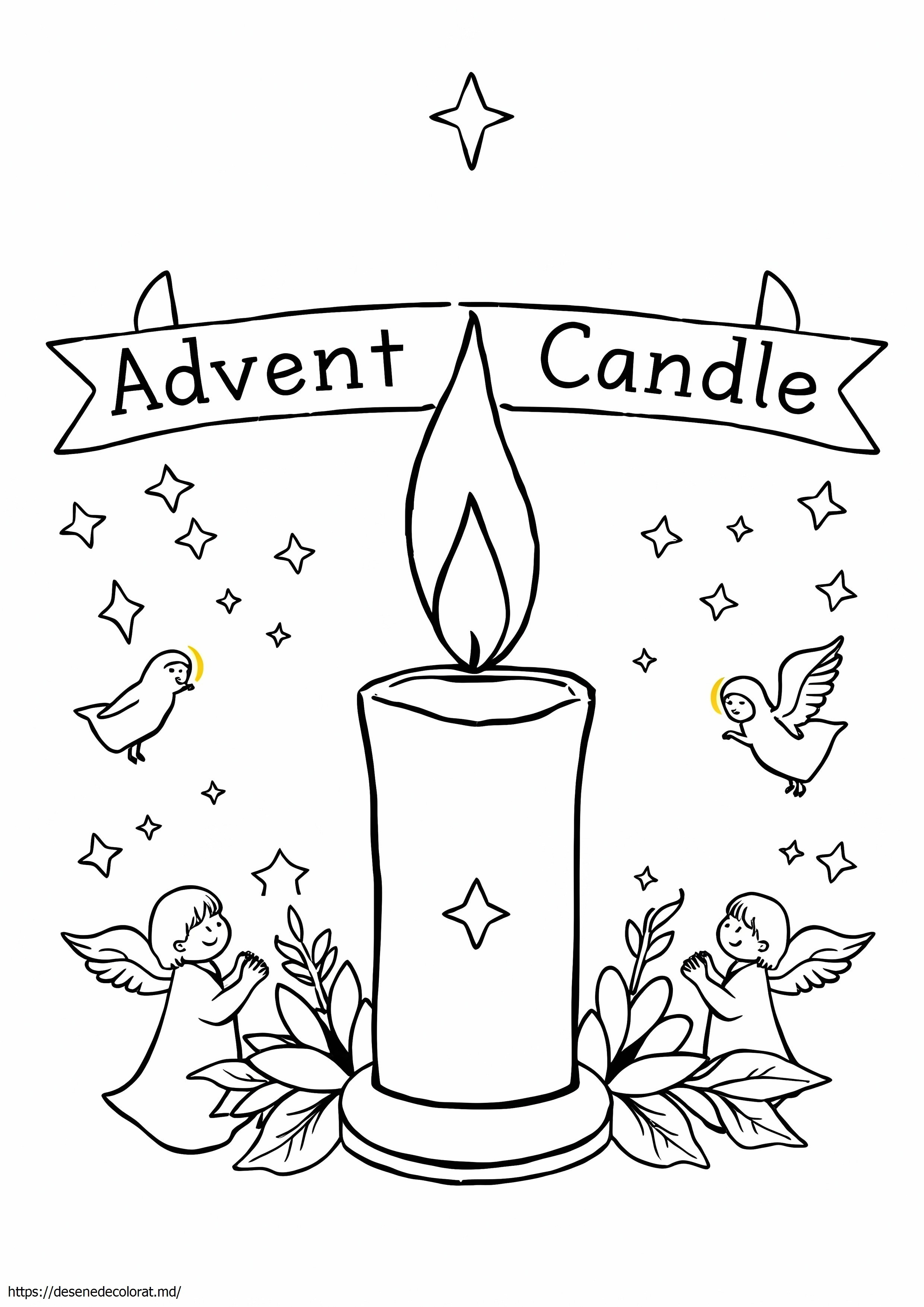 Lumânare profeție advent