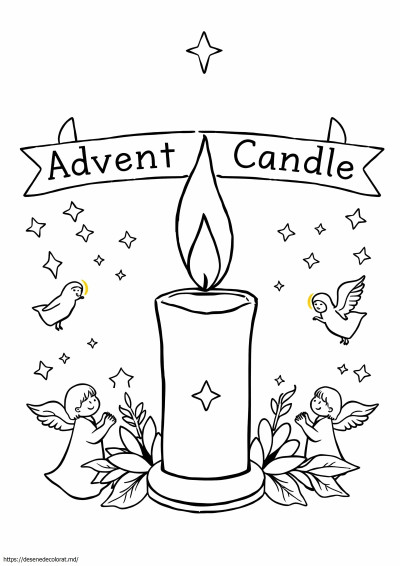 Lumânare profeție advent