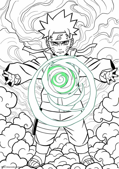 Naruto sage mode naruto rasengan