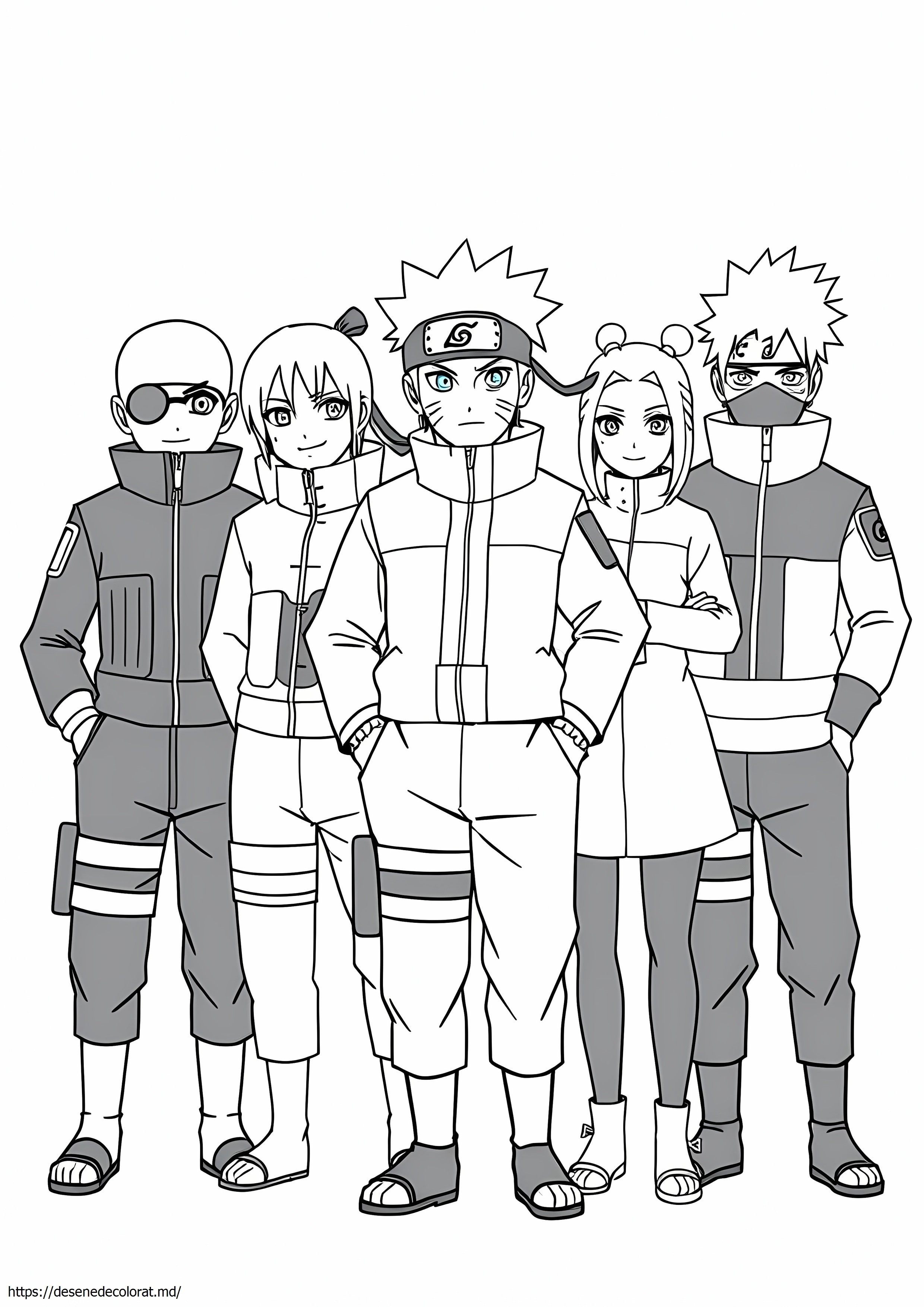 Naruto shippuden echipa naruto 7