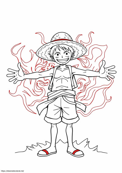 Echipament luffy dintr-o bucată 5