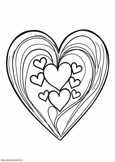 Valentine abstractă