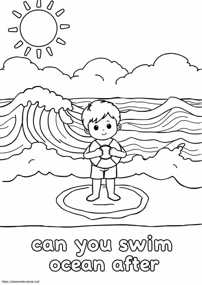 Poți înota în ocean după