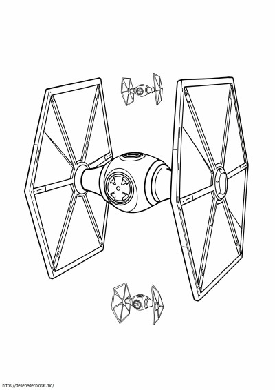 Cravată nave de război star wars