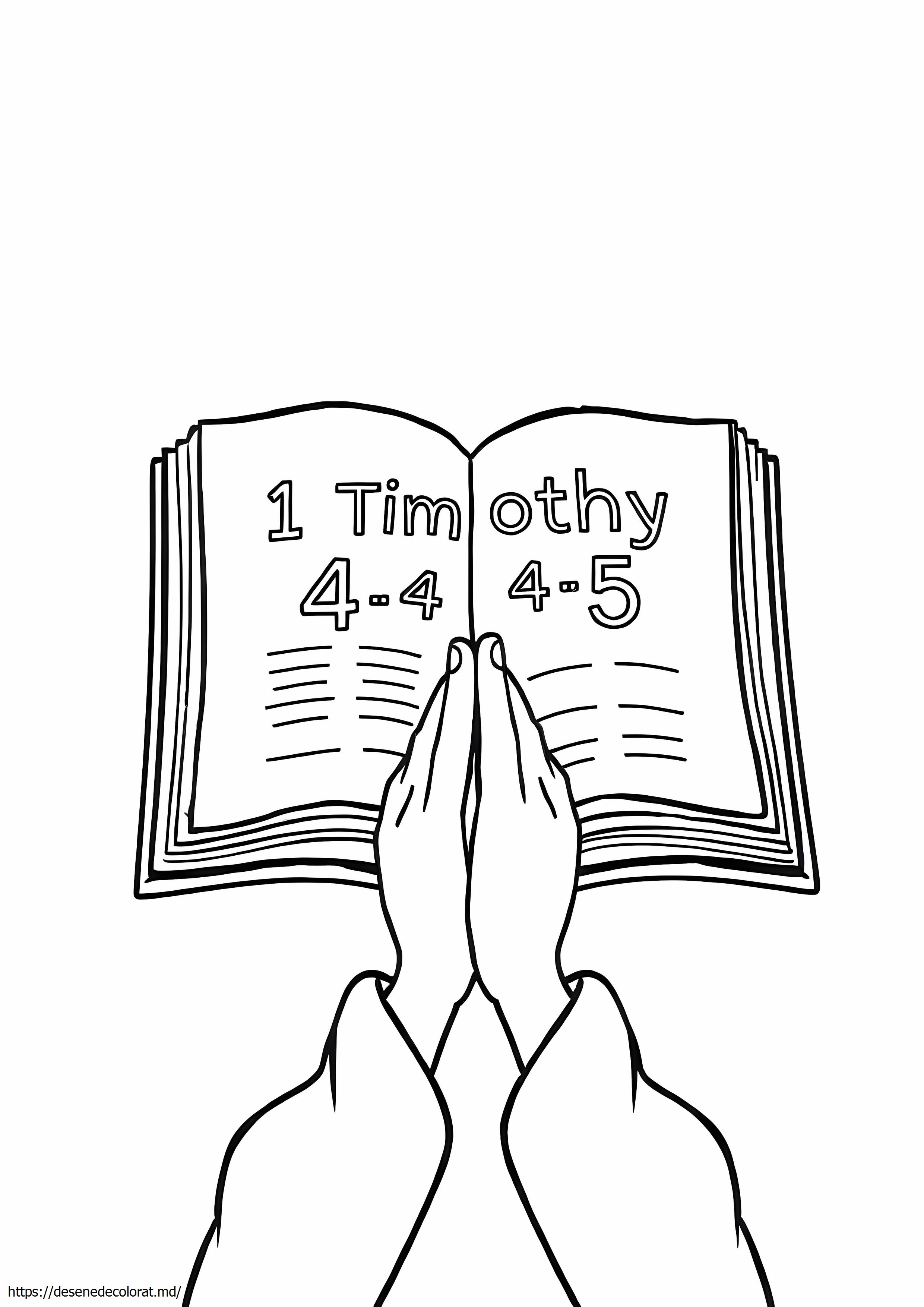 1 Timothy 4 4 5 pagina color