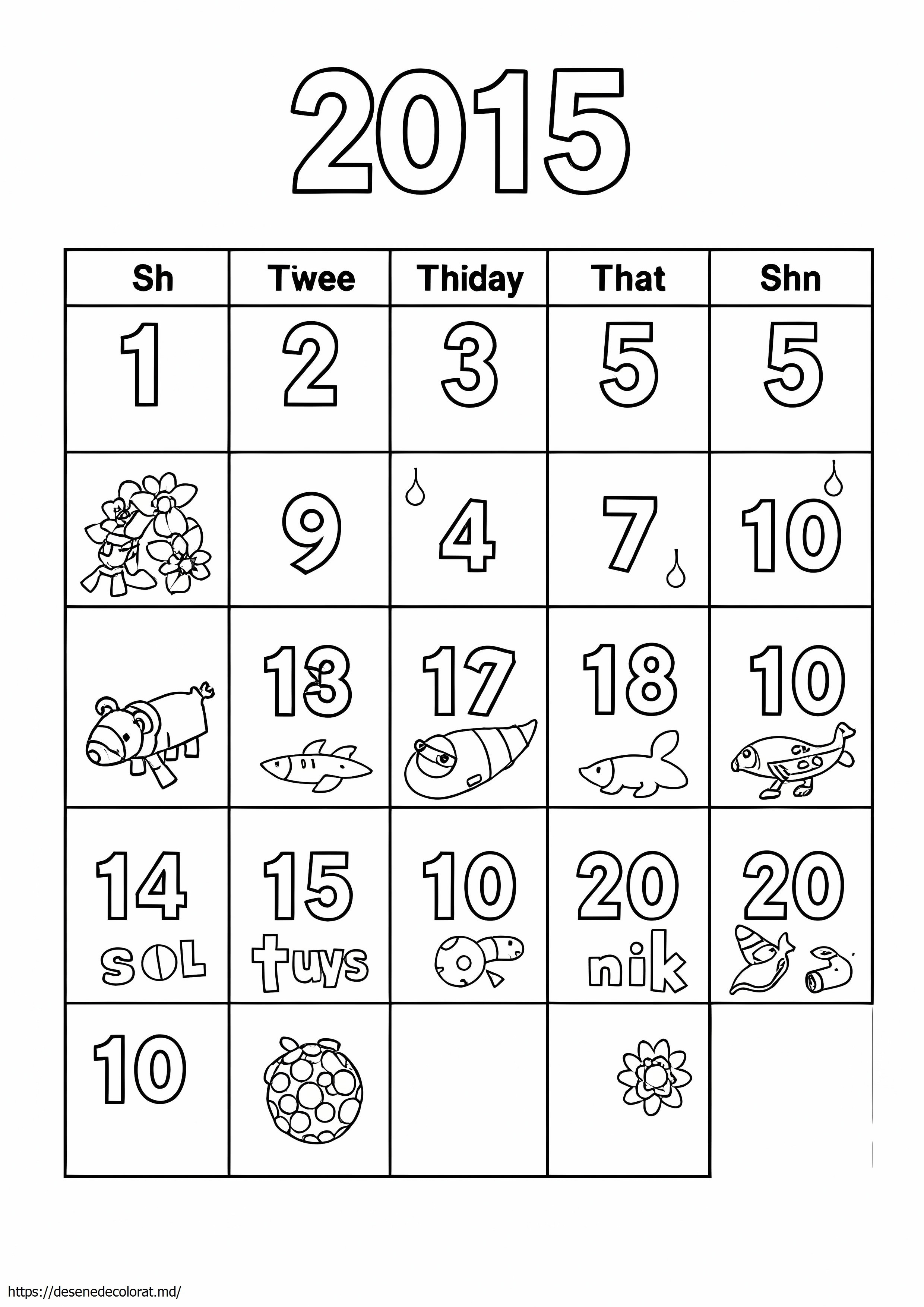 Calendarul 2015